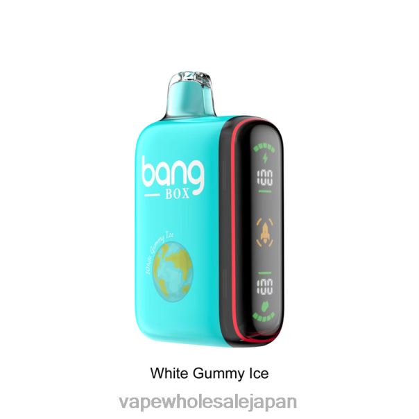 Bang Box 9000～18000パフのインテリジェントパワーディスプレイ 白いグミアイス 6RRBH30 - Vape 卸売