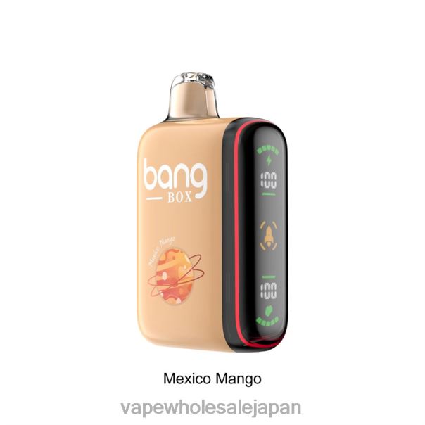 Bang Box 9000～18000パフのインテリジェントパワーディスプレイ メキシカンマンゴー 6RRBH31 - 電子タバコ おすすめ