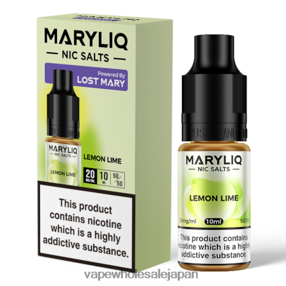 J26420447 電子タバコ 加熱式タバコ - レモンライム LOST MARY MARYLIQ ニック塩 - 10ml - 20mg