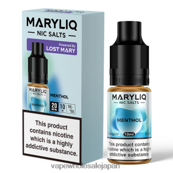 J26420449 電子タバコ グロー - メントール LOST MARY MARYLIQ ニック塩 - 10ml - 20mg