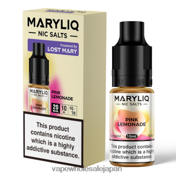 J26420454 電子タバコ コンビニ - ピンクレモネード LOST MARY MARYLIQ ニック塩 - 10ml - 20mg