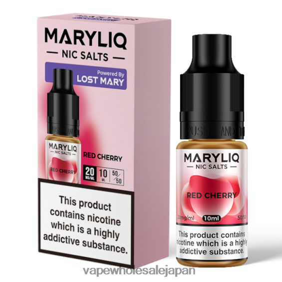 J26420455 電子タバコ ニコチン - レッドチェリー LOST MARY MARYLIQ ニック塩 - 10ml - 20mg