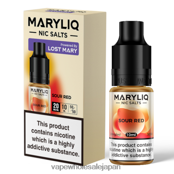 J26420456 電子タバコ 加熱式タバコ - 酸っぱい赤 LOST MARY MARYLIQ ニック塩 - 10ml - 20mg