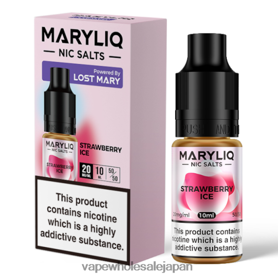 J26420457 電子タバコ 捨て方 - ストロベリーアイス LOST MARY MARYLIQ ニック塩 - 10ml - 20mg