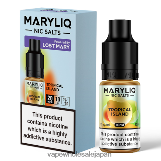 J26420461 電子タバコ 種類 - 熱帯の島 LOST MARY MARYLIQ ニック塩 - 10ml - 20mg