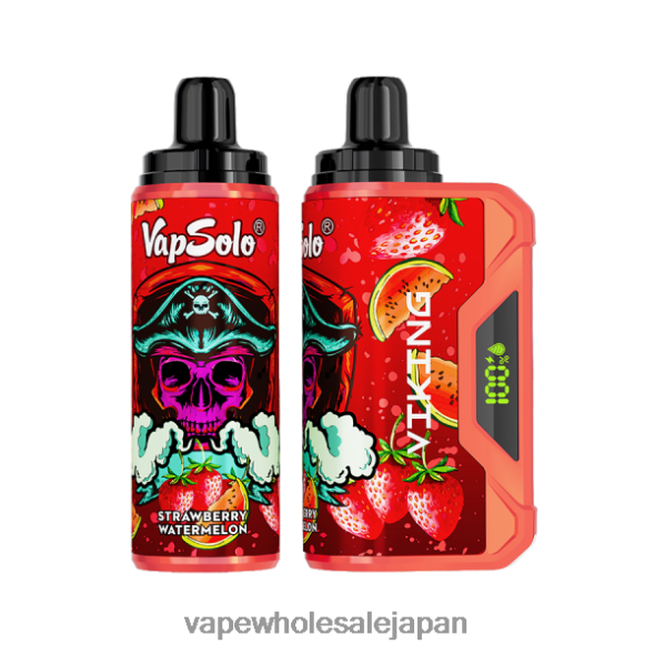 Vape 卸売 4TL00L140 Vapsolo VIKING 使い捨て電子タバコ イチゴスイカ