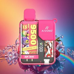 Aivono Aim Tank 9500 いちごアイス 650mAh 5%ニコチン