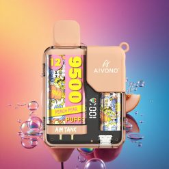 Aivono Aim Tank 9500 桃梨 18ml 650mAh ニコチン5%