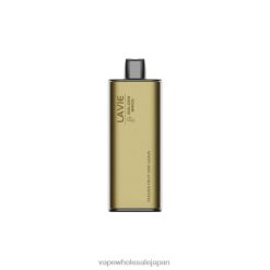 電子タバコ ニコチンなし L064463 LAVIE GOLDEN BRICK 10000パフ パッションフルーツ キウイ グアバ