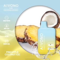 電子タバコ 種類 Z62F2222 Aivono AIM BOXX 4000 パイナップルココナッツアイス