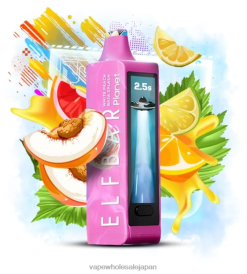 Elf Bar Planet 25000 白桃バハスプラッシュ ZBBLL20 Vape 卸売