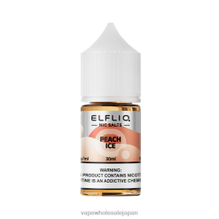 ELFBAR ELFLIQ Nic Salt 30ml 桃の氷 Z6H622 電子タバコ 種類
